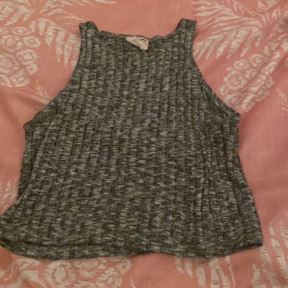 LA Hearts Grey Knitted Tank